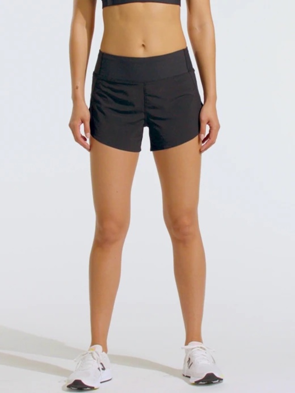 Athleta Run With It 3.5” Black Shorts Women’s Small Lightweight Running Trails
